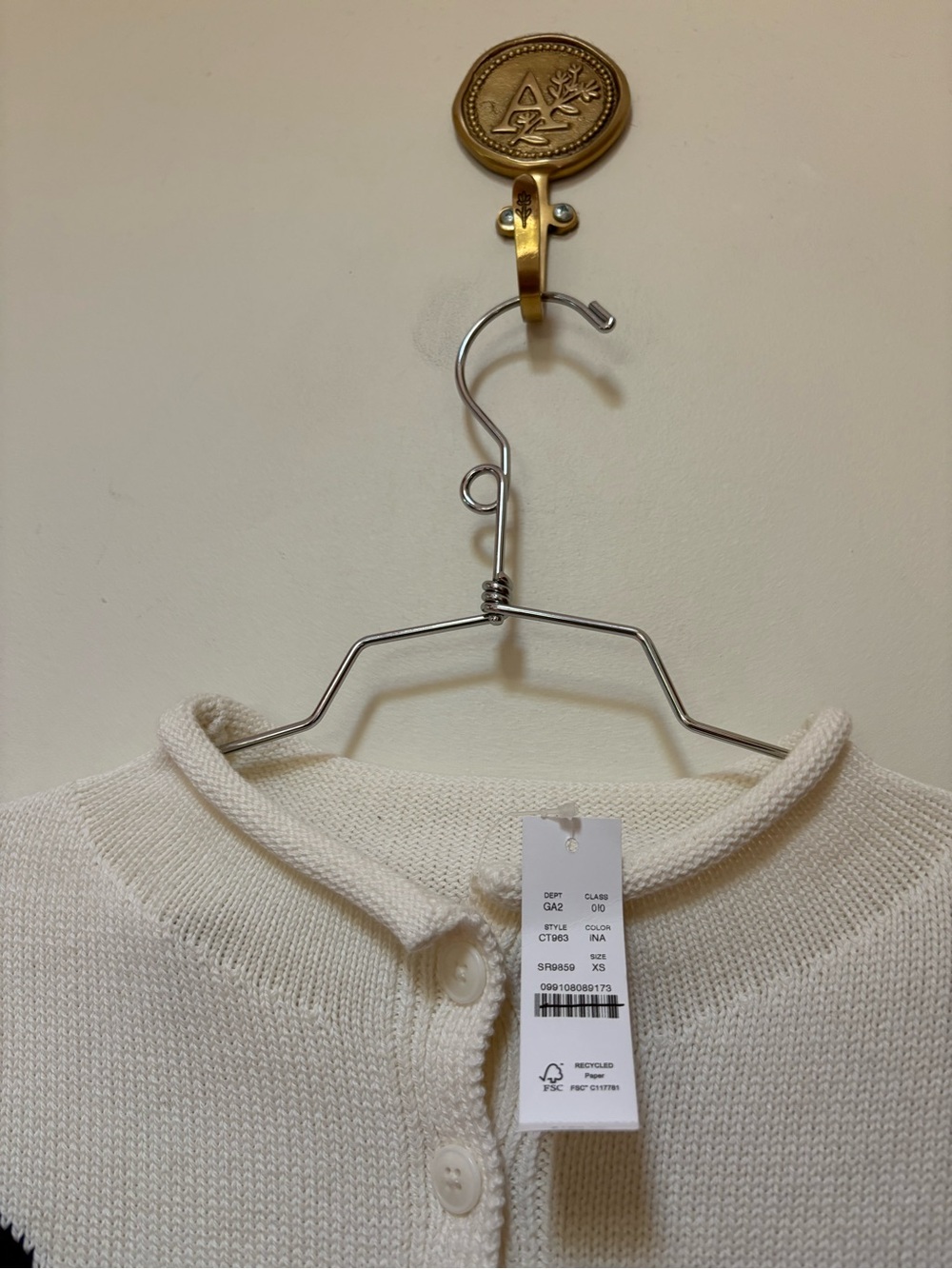 NWT J.Crew Rollneck Cardigan Size XS - Picture 6 of 15